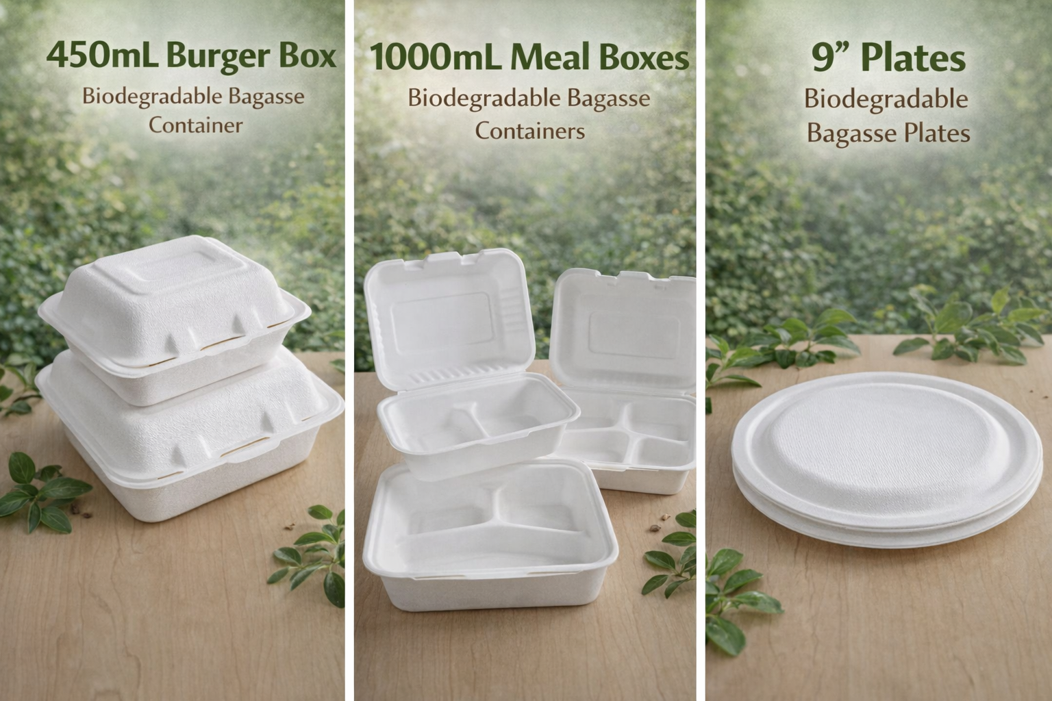 EcoServe™ Biodegradable Food Packaging Range