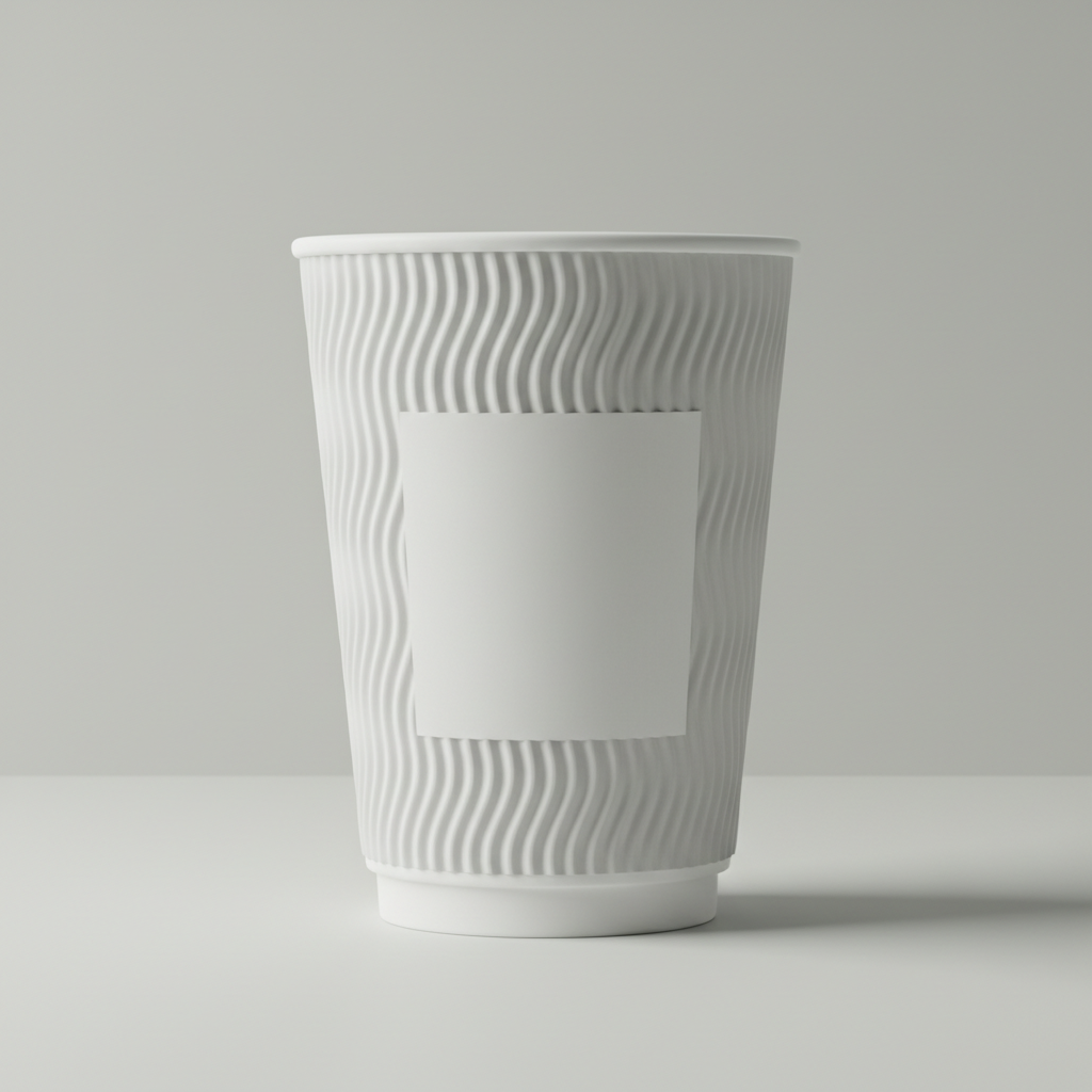 350ml Custom Branded Ripple Cup