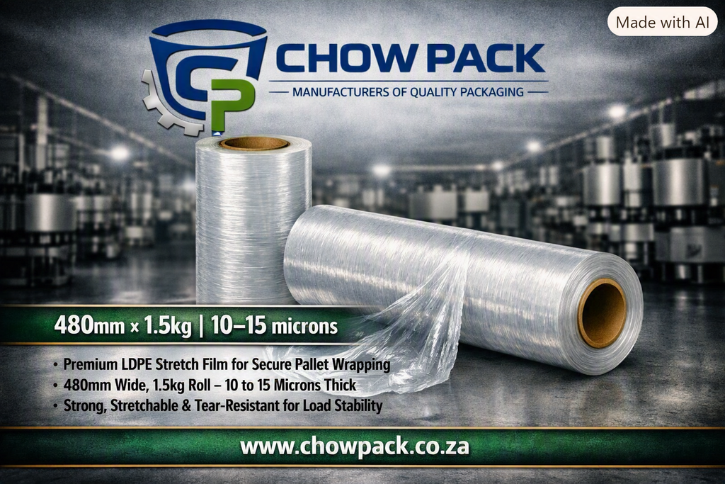 Pallet Wrap (LDPE Stretch Film) 480mm 1.5kg 10-15 micron
