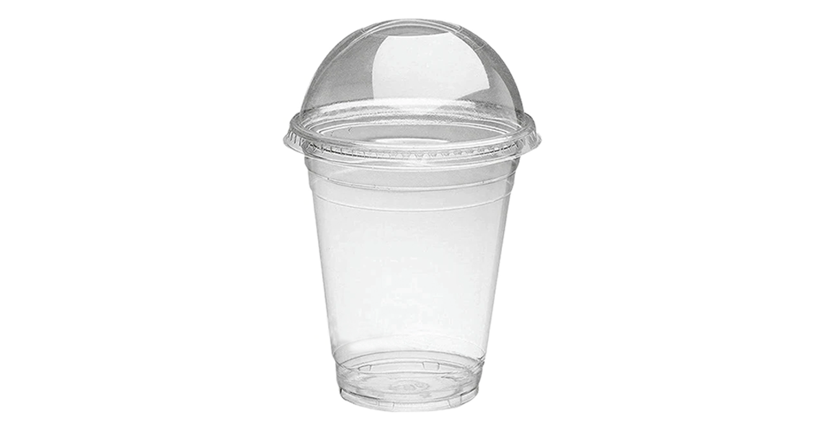 PET Cups with Dome Lid 500ML (1000 cups)